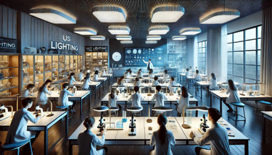 A well-lit science classroom is essential for fostering curiosity, precision, and engagement.